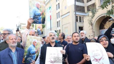 حضور چهره‌ها در مراسم تشییع پیکر محمد کاسبی